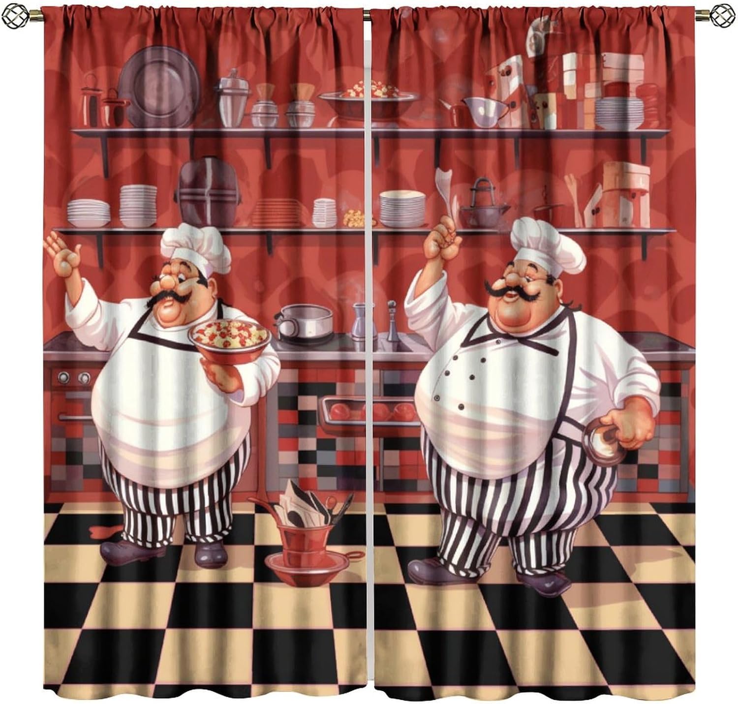 Home Cooking Youtube - Divertenti tende da cucina per chef,