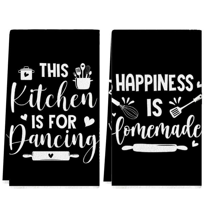 Home Cooking On - 2 pezzi, strofinacci da cucina con
