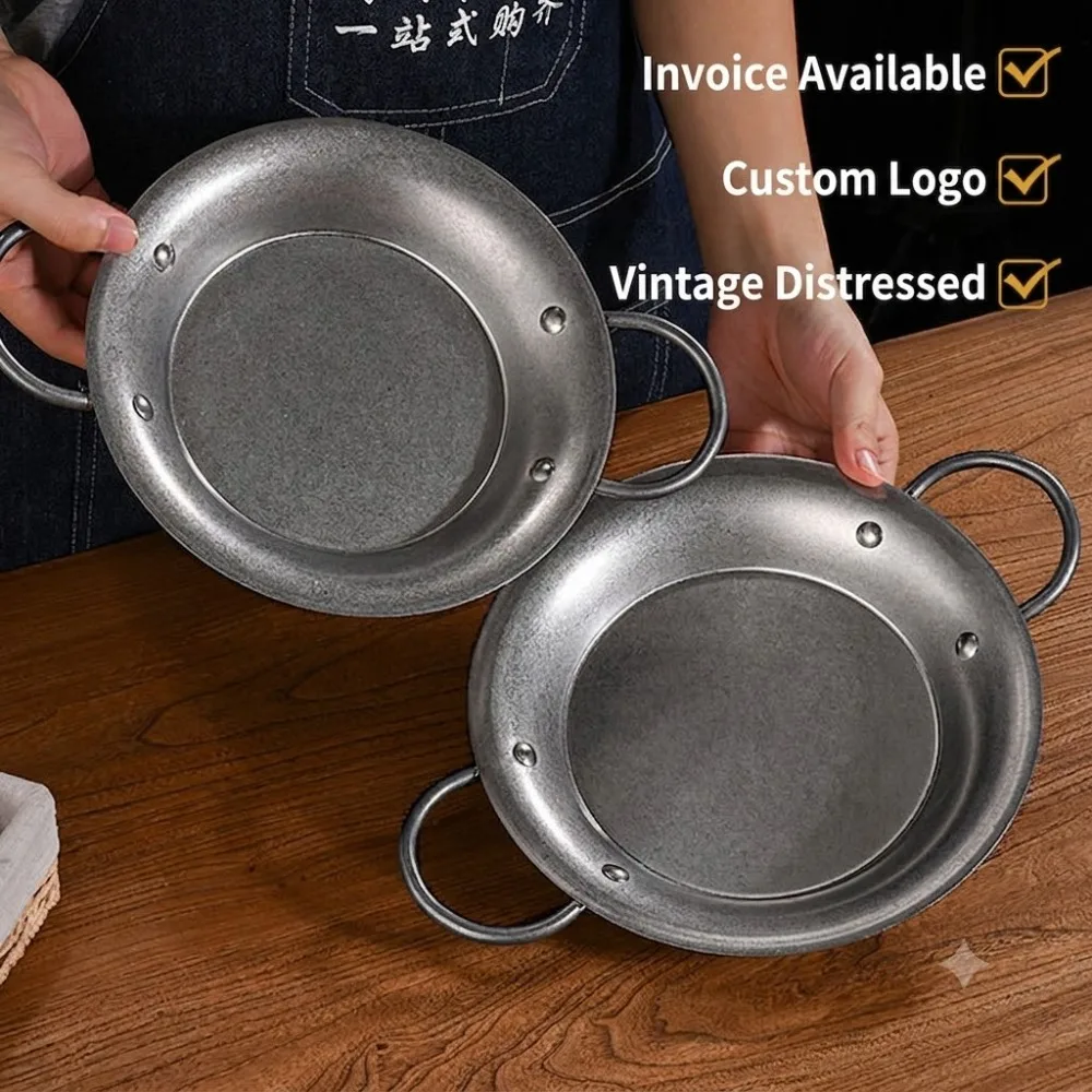 Piatto Ovale Vintage in Acciai - Paella Pan Steel recensione e prezzo