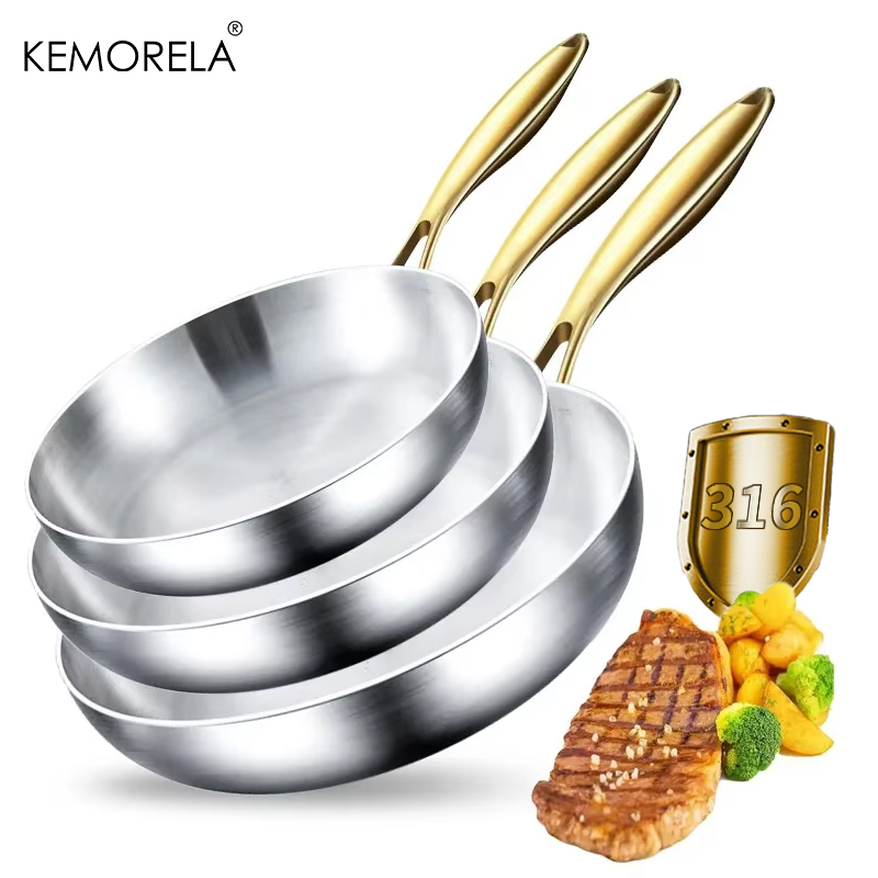 3 Pz/set In Acciaio Inox 316 M - Paella Pan Steel recensione e prezzo