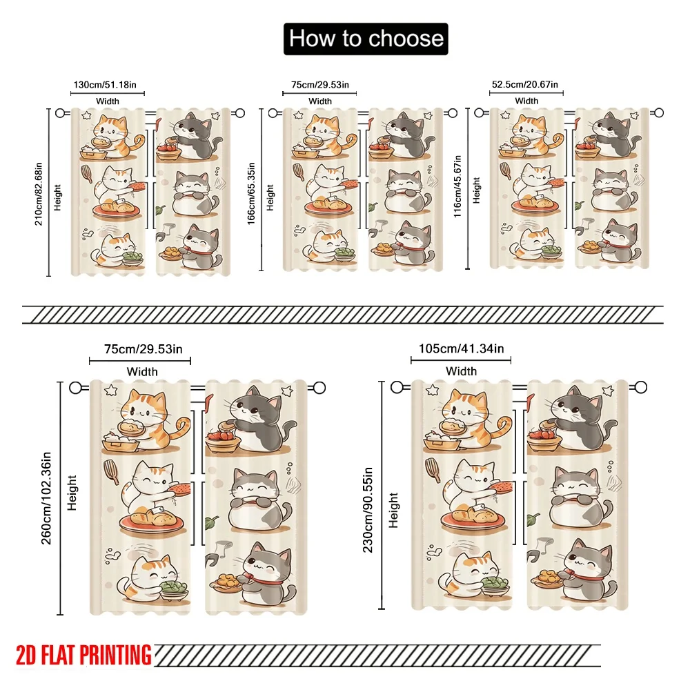 2 pezzi, tenda con stampa aere - Home Cooking Youtube recensione e prezzo